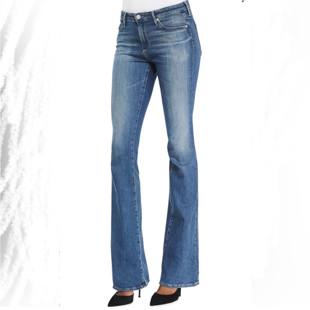 AG Adriano Goldschmied Angel Mid Rise Bootcut Jeans sz 28 R - Picture 8 of 8